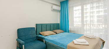 Квартира в многоквартирном доме Стильная студия у самого моря