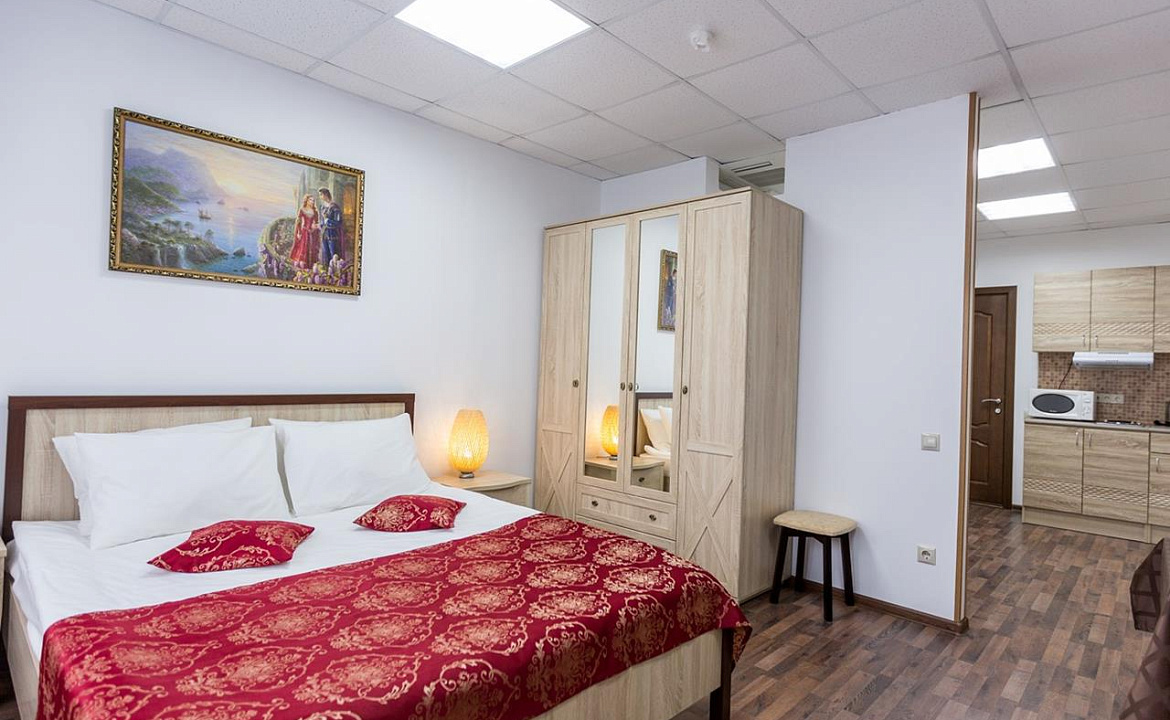 Апартаменты с кухней. Апартаменты на 8 небе. Сочи