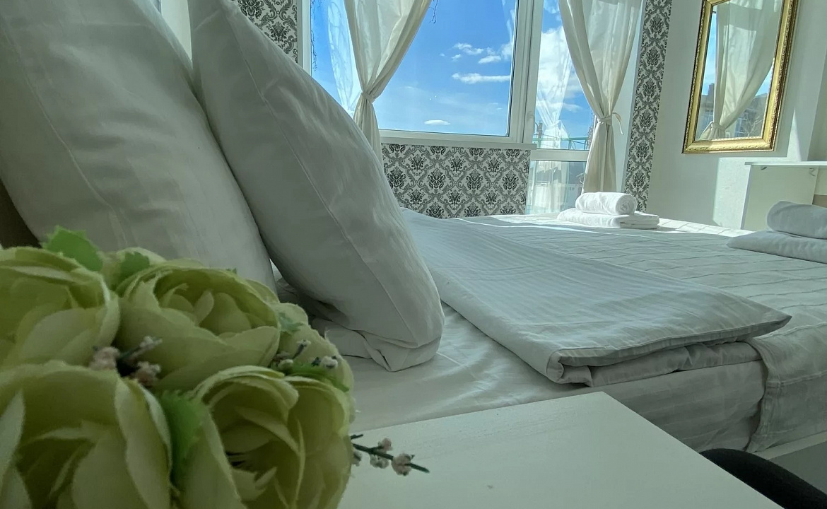 Комфорт 2х местный с балконом. Гостевой дом Волна. Нижнее Джемете