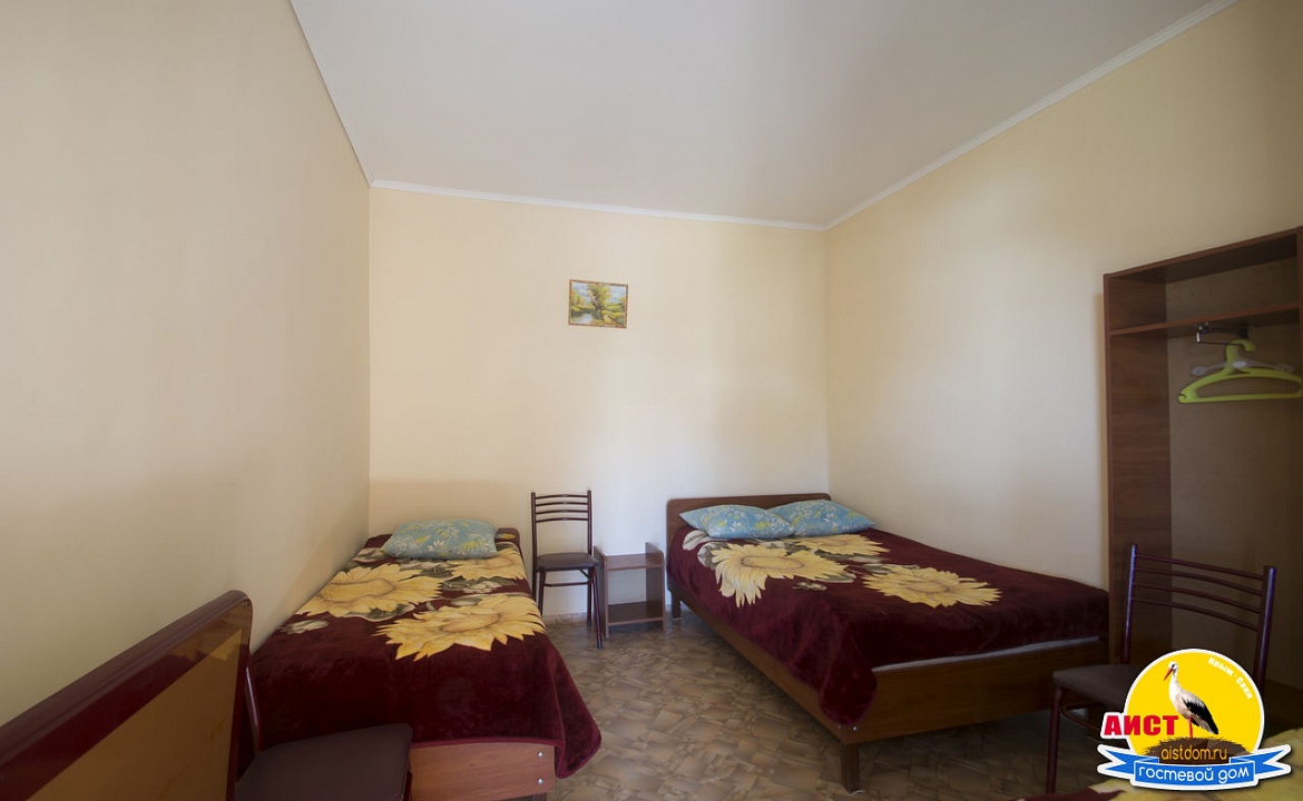 Номер 3 места скондиционером. Гостевой дом Аист. Саки