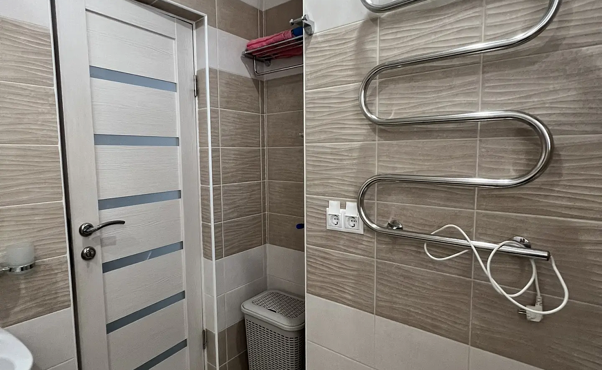 Студия с видом на море 217к2. Светлая квартира с террасой и морем. Дагомыс