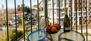 Апартамент с видом на морской закат в 100 метрах от моря