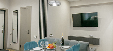 Квартира в многоквартирном доме Современный апартамент на первой береговой