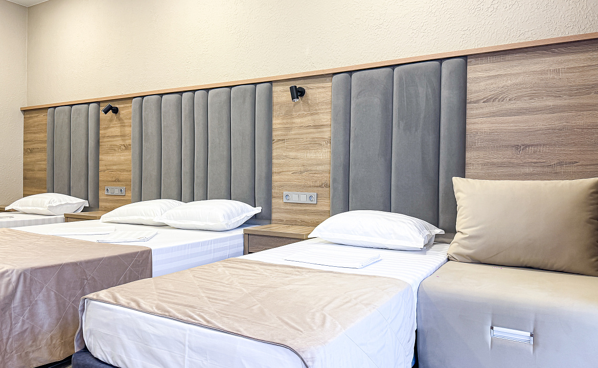 Корпус 2 Delux 5ти - местный (с балконом). Anzhelina Family Hotel. Витязево