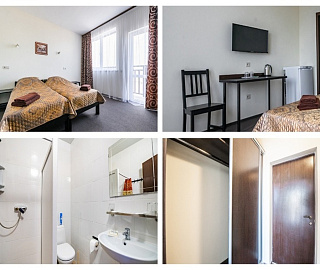 2х-местный номер с видом на море. База отдыха «ВОЛНА». 