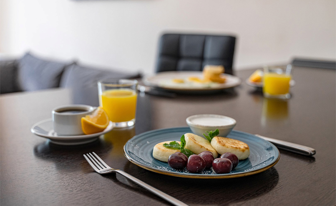 Делюкс апартаменты с 1 спальней. Апарт-отель "Бонус". Красная Поляна