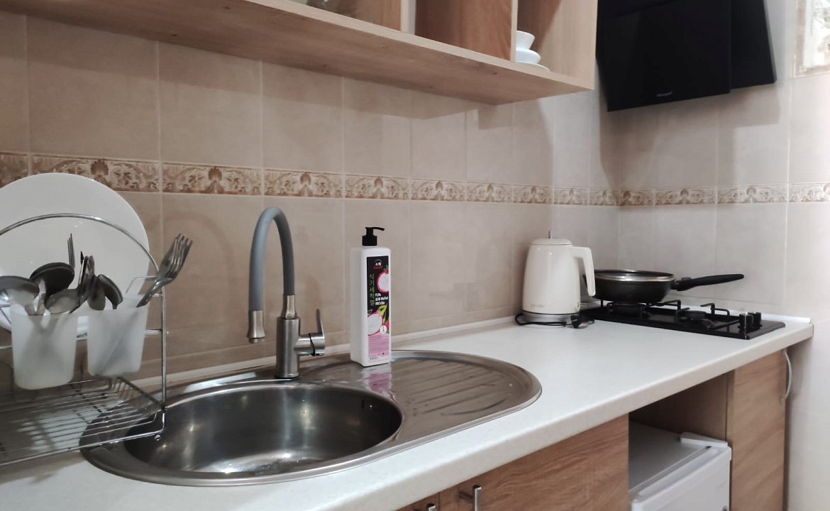 4-х местный  стандарт с кухней. Уда-ча в Свирском ущелье. Лазаревское