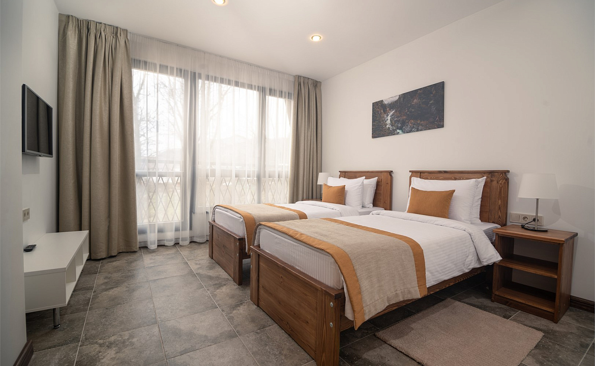 Улучшенные апартаменты. Апарт-отель "Лес-Forest". Красная Поляна