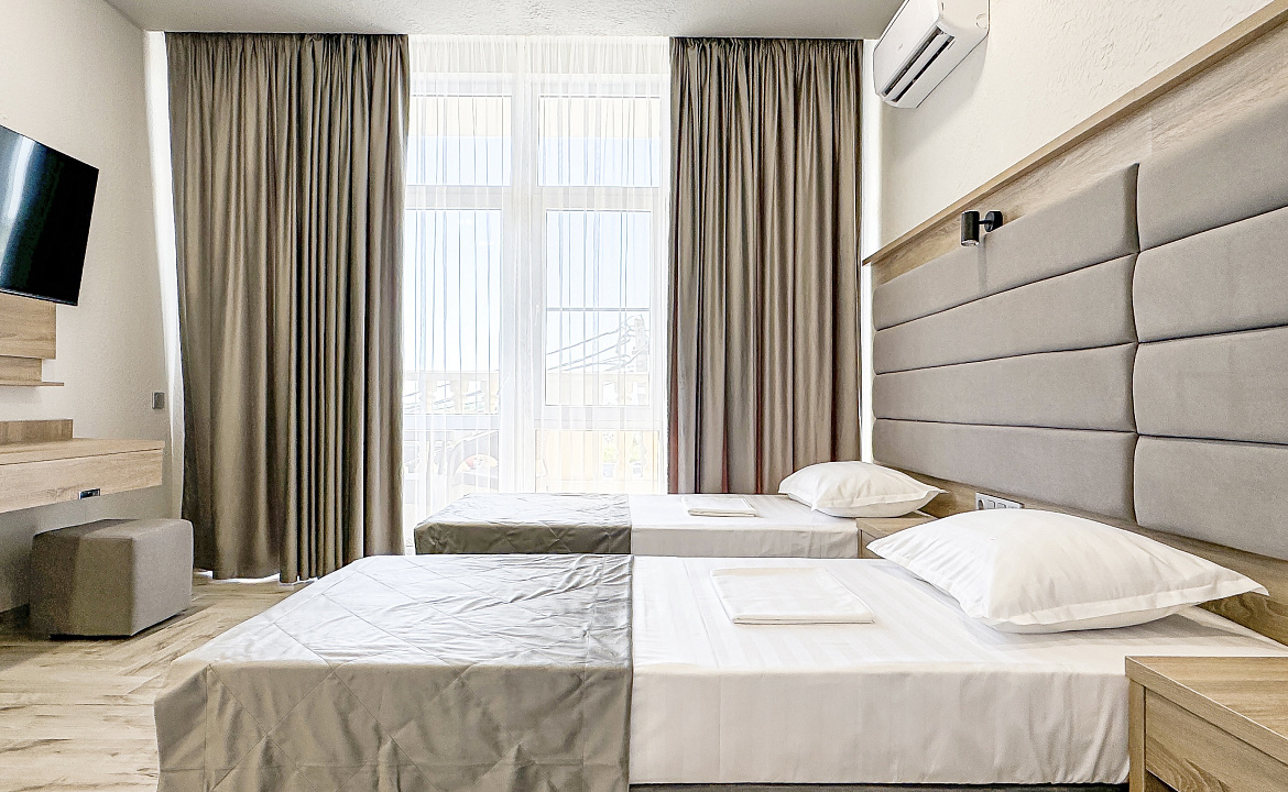 Корпус 2 Супер Люкс с видом на море. Anzhelina Family Hotel. Витязево