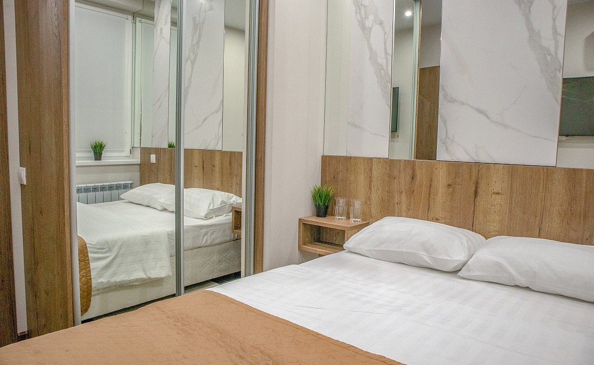 Апартаменты Делюкс 2 комнатный с балконом. Апарт-отель MILLENNIALS. Сочи