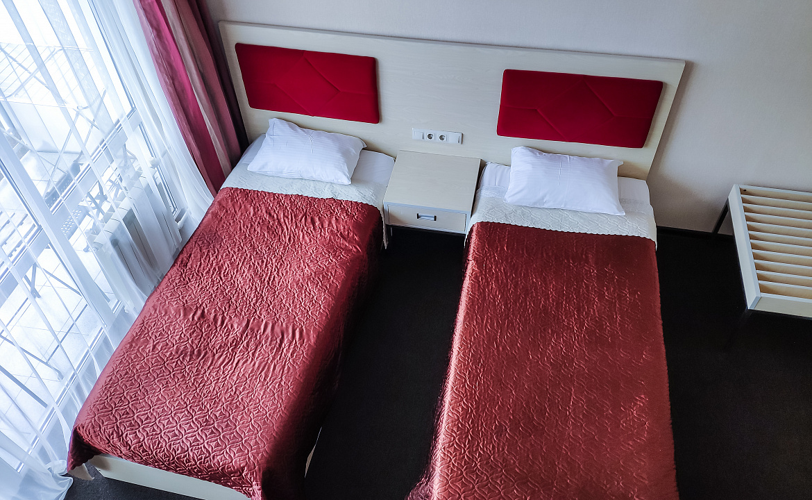 Стандарт с двумя раздельными кроватями. Отель Апартаменты Волна. Сочи Стандарт с двумя раздельными кроватями. Отель Апартаменты Волна. Сочи