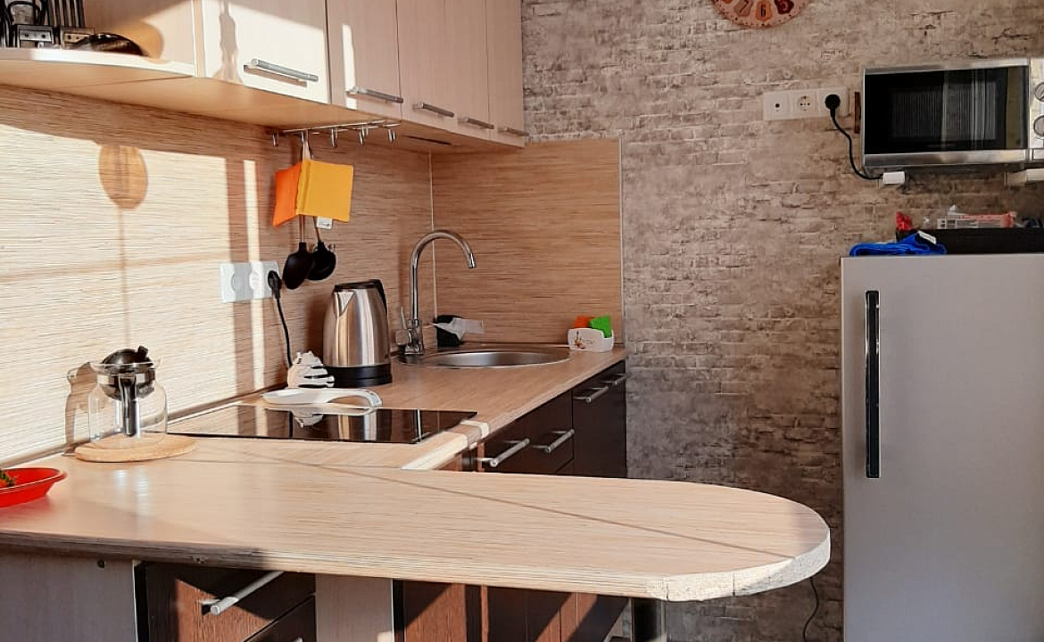 Семейный номер с кухней и видом на море и горы Ай-Петри. Отель Апарт отель "Дуэт". Ялта