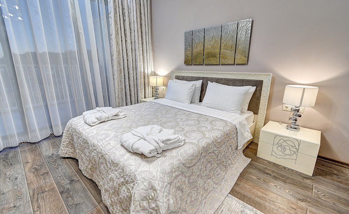 Студия на 4 этаже на 4х чел. premium Apartments actor Galaxy. Сочи