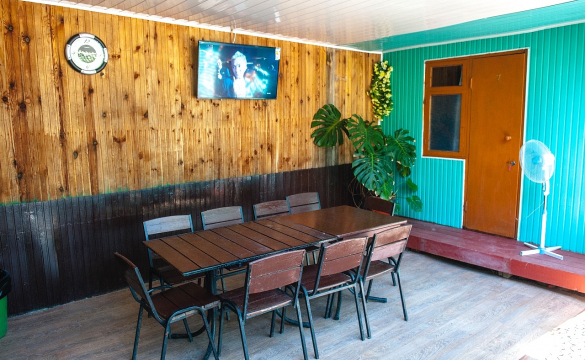 Кухня-общая, летяя. Гостевой дом «Каравелла». Лермонтово