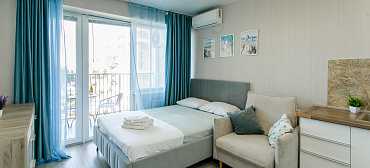 Апартамент с видом на морской закат в 100 метрах от моря