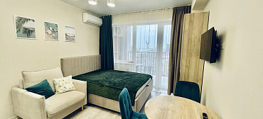 Квартира в многоквартирном доме Уюрный апартамент на первой береговой