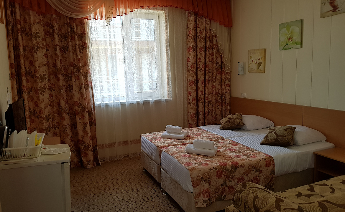 Люкс с отдельным балконом 2хместный. Отель АСТОН. Нижнее Джемете