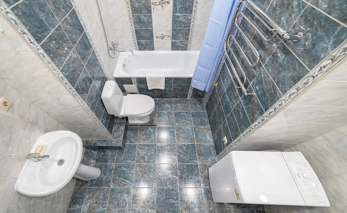 ЖК Атаман с витражными окнами и видом на море. Квартира в многоквартирном доме Deluxe apartment ЖК Атаман с видом на море. Сочи