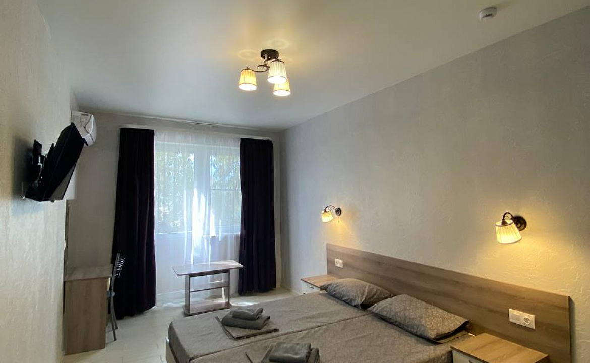 Квартира двухкомнатная корпус 10. Пансионат "ЮгРа". Благовещенская