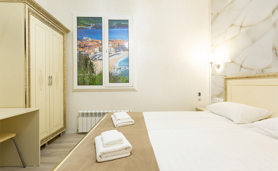 Двухместный с кухней без окна. Отель "Сочи Галерея Парк". Сочи