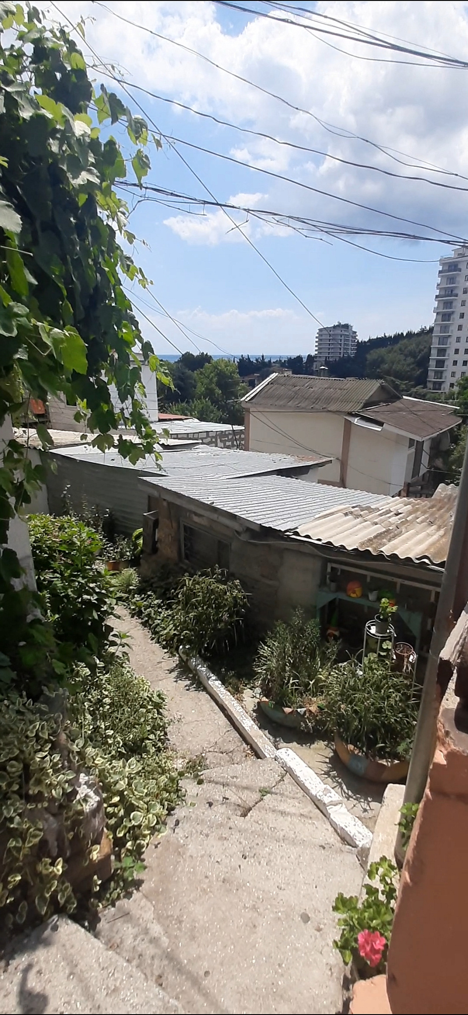 . Частный сектор Номер  для двоих. Алушта