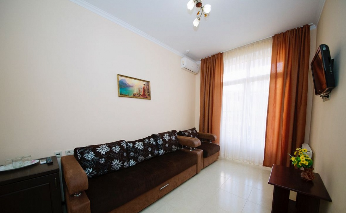 НОМЕРА 2-х комнатный Люкс (2-5 чел.) . Гостевой дом «У моря» Витязево. Витязево