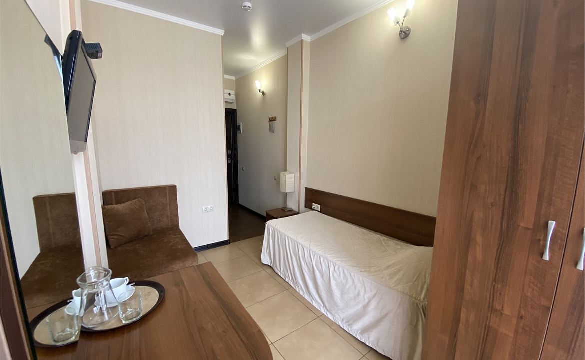 Стандарт одноместный. Отель "ФандоринЪ". Кабардинка