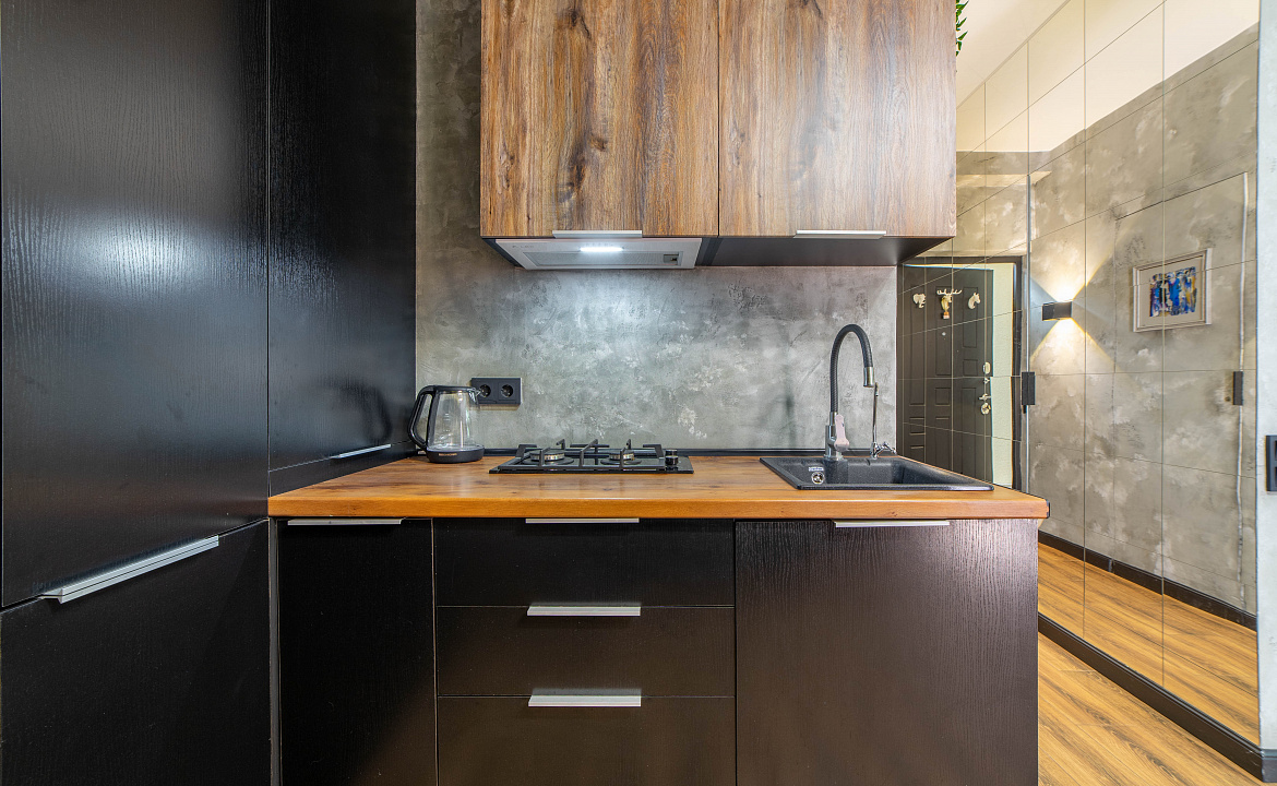 Студия с видом на Олимпийский парк. Апартаменты Deluxe ЖК Санни Хилл. Адлер