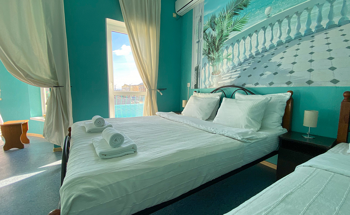 Комфорт 4х местный Семейный. Гостевой дом Волна. Нижнее Джемете