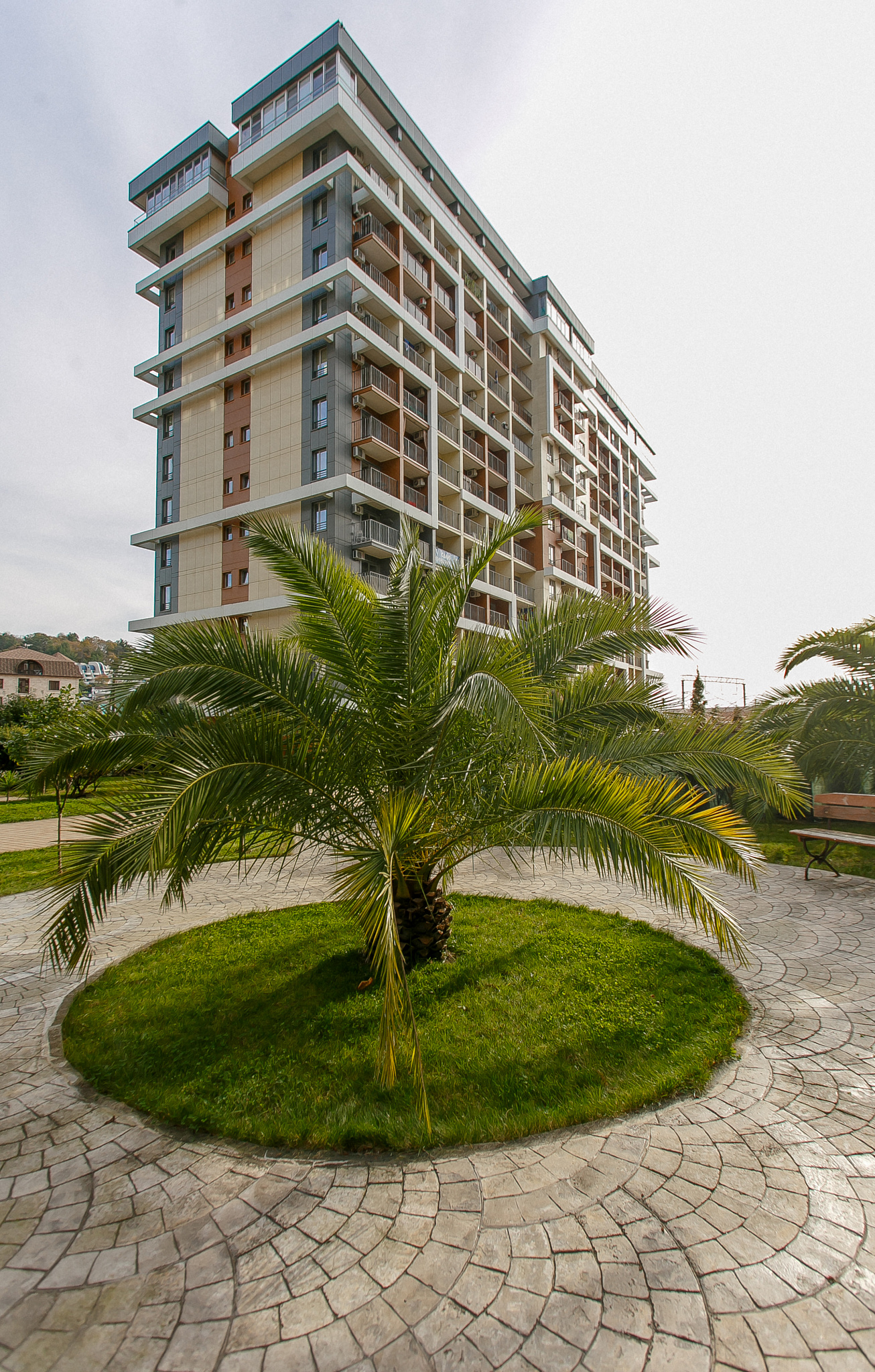 . Квартира в многоквартирном доме Современная квартира у моря с отдельной спальней. Дагомыс