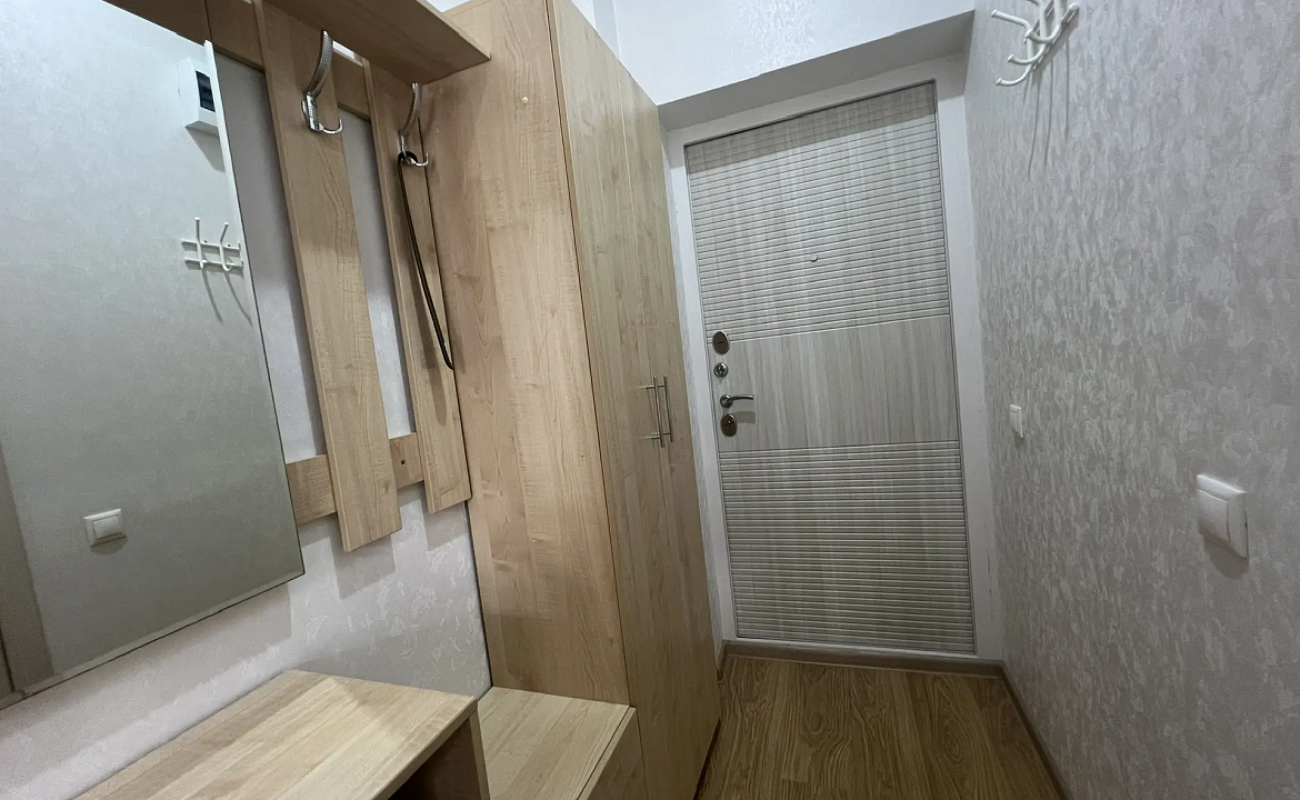 Апартамент с террасой 14к2. Светлая квартира с террасой и морем. Дагомыс