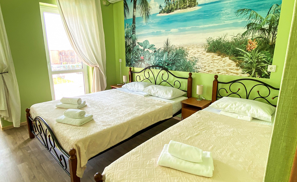 Комфорт 4х местный Семейный. Гостевой дом Волна. Нижнее Джемете