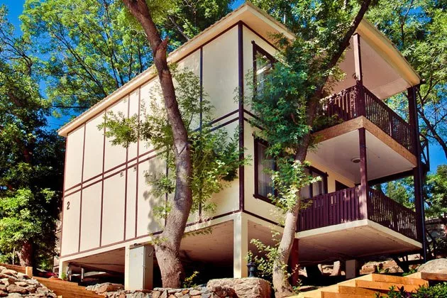 Стандартный номер с кухней и двуспальной кроватью. Гостиничный комплекс Зеленый мыс. Алупка