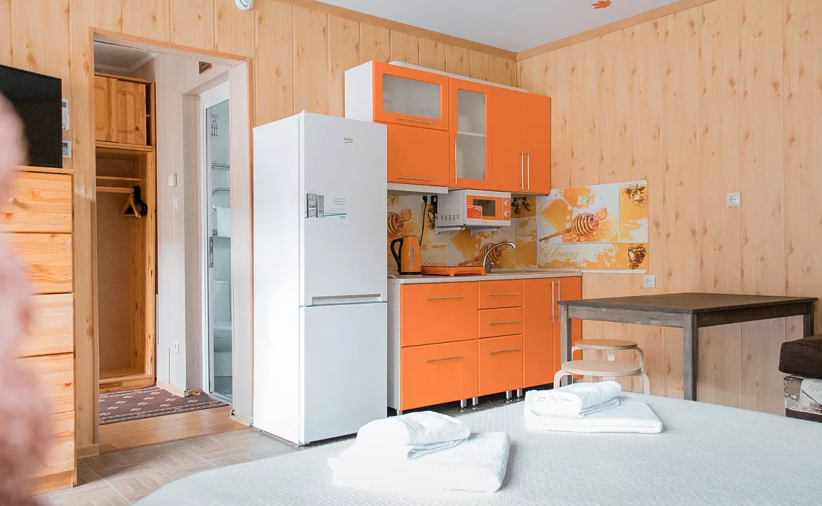 Студия однокомнатная. Гостевой дом "Усадьба" - Красная Поляна. Красная Поляна