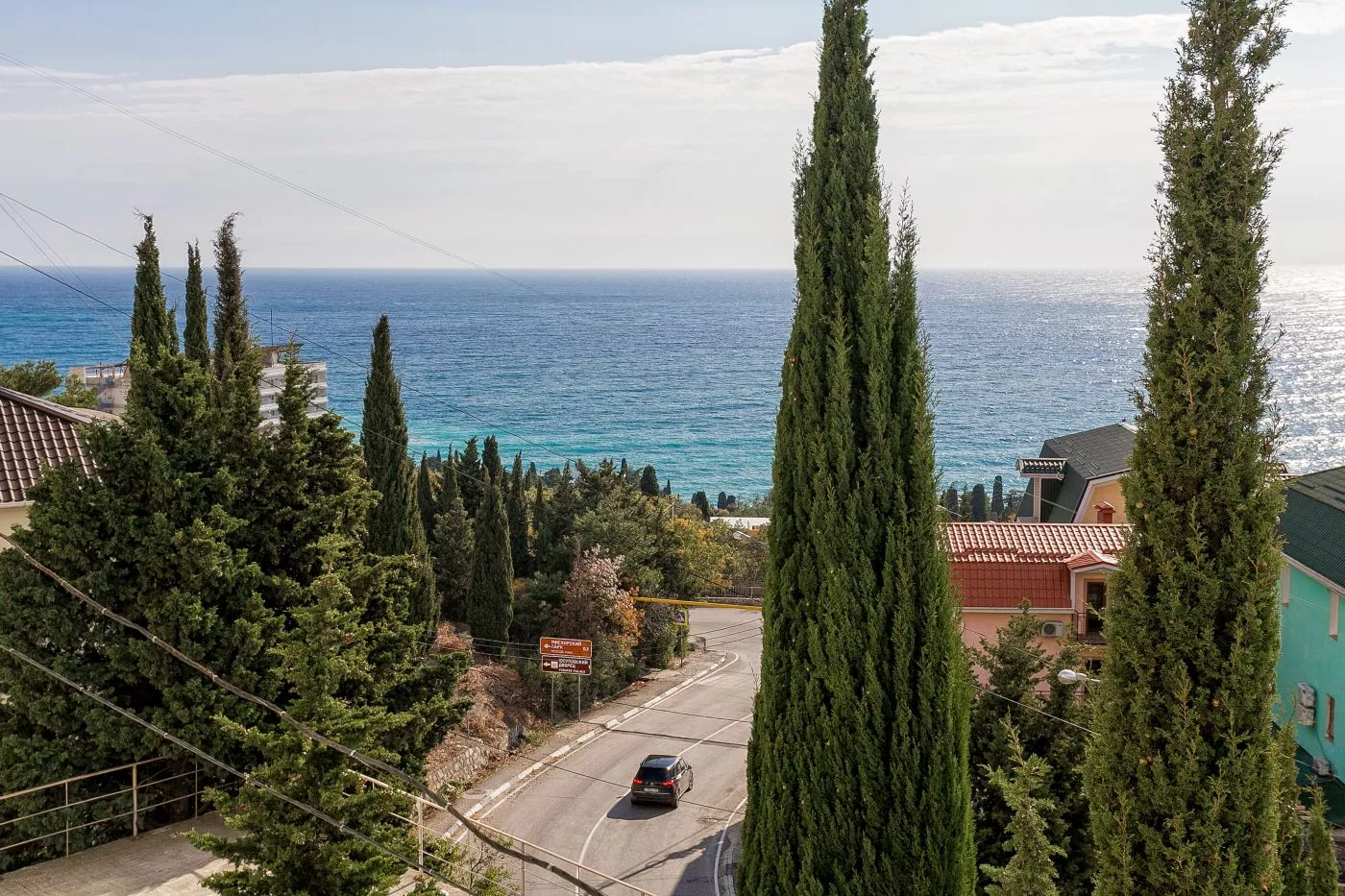 . Квартира в многоквартирном доме Видовые апартаменты в Мисхоре. Кореиз . Квартира в многоквартирном доме Видовые апартаменты в Мисхоре. Кореиз