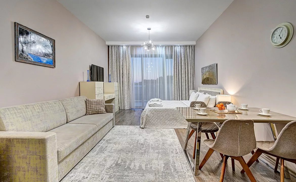 Студия на 4 этаже на 4х чел. premium Apartments actor Galaxy. Сочи