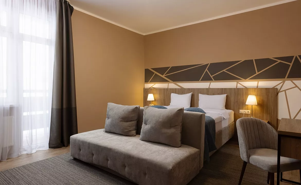  Улучшенный стандарт (с балконом). Отель "28". Красная Поляна