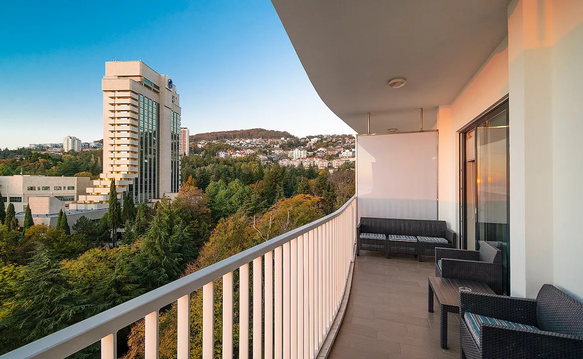 Двухкомнатный на 4 этаже, 4-х мест. premium Apartments actor Galaxy. Сочи