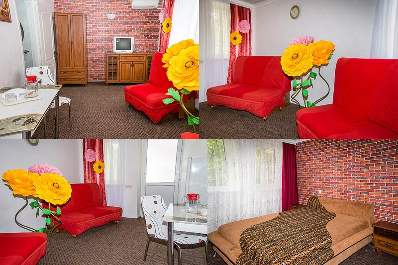 Номера FAMILY ROOM двухкомнатные. Вилла "Дана". Керчь