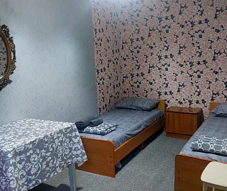 Двухместный с двумя отдельными кроватями. Дом в районе Старая Гагра. 