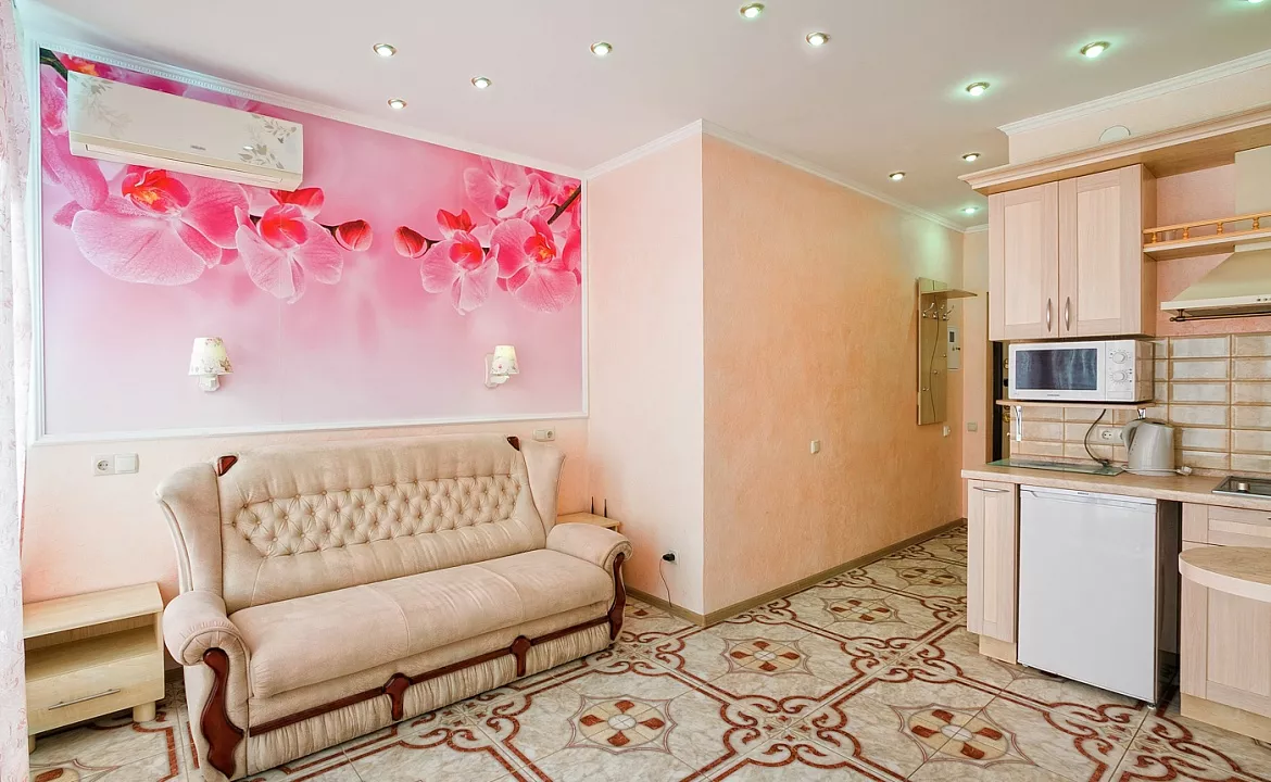 Квартира-студио №17. Квартира в многоквартирном доме Видовые апартаменты в Мисхоре. Кореиз Квартира-студио №17. Квартира в многоквартирном доме Видовые апартаменты в Мисхоре. Кореиз