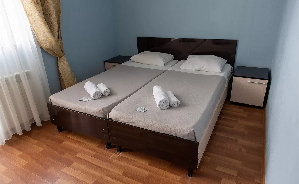 Стандартный номер с 2 раздельными кроватями и балконом. Отель "Ниагара Фоллс". Сочи