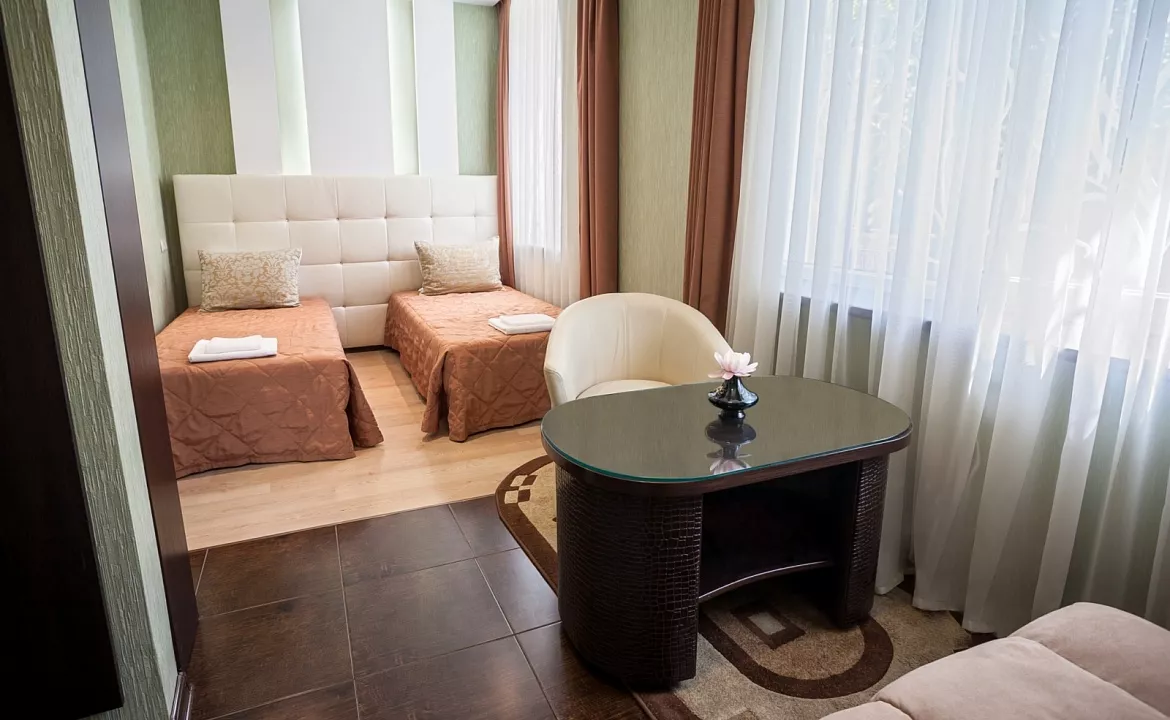 Двухместный номер класса «Стандарт». Отель "Гранд Флер". Форос