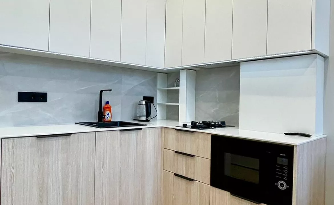 Апартаменты Red Glade. Квартира в многоквартирном доме Двухуровневая студия. Красная Поляна