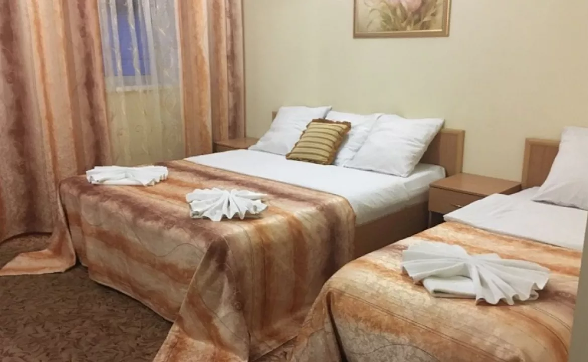 Полулюкс с общим балконом 3хместный. Отель АСТОН. Нижнее Джемете