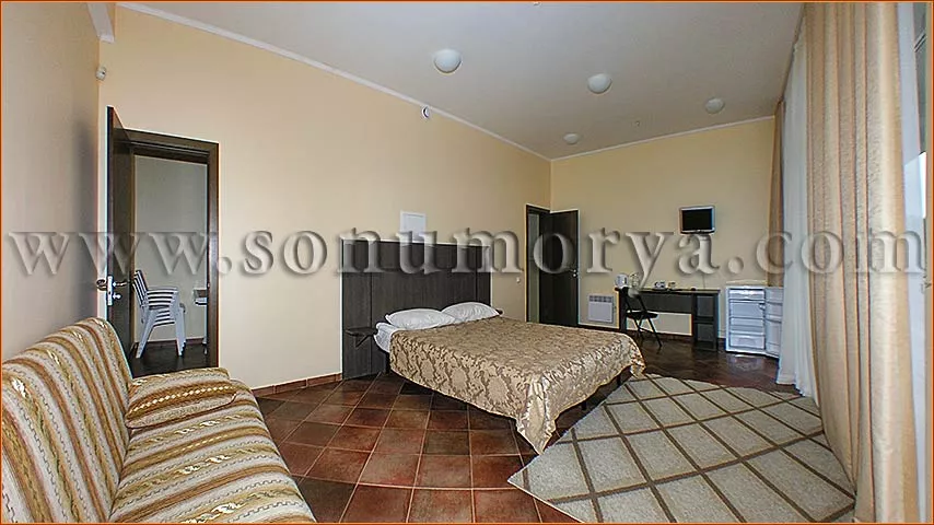 Трехместный с видом на море. Апарт-отель «Сон у моря». Алупка