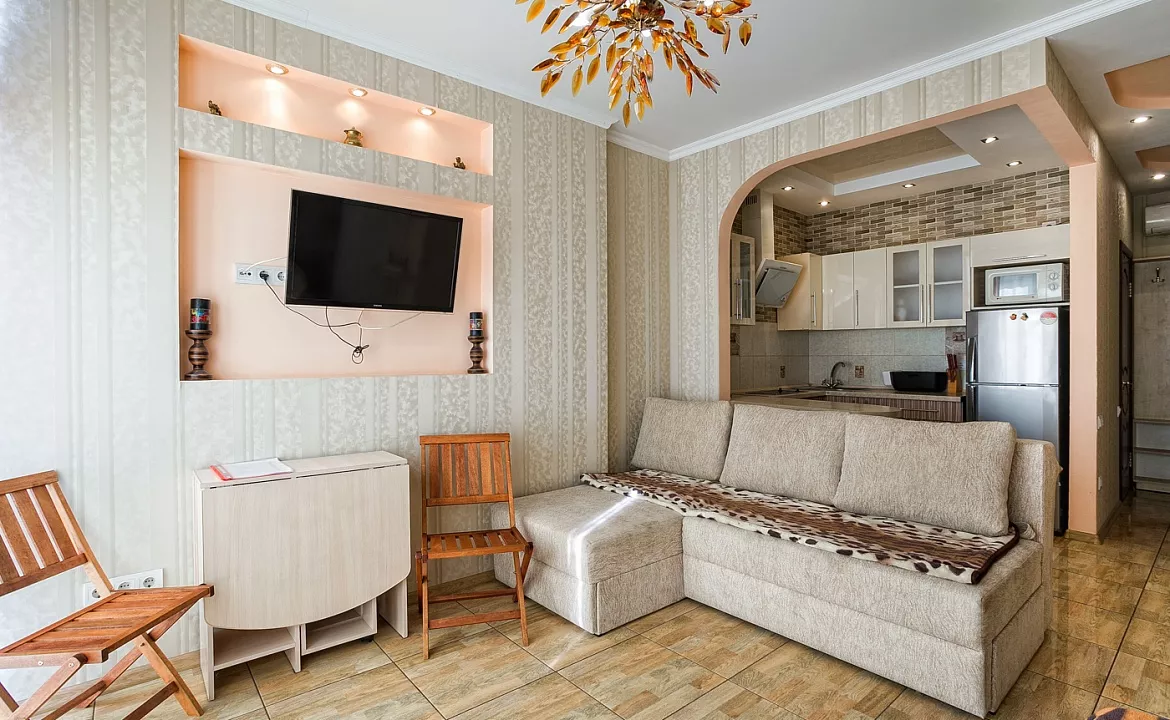 Квартира-студио №16. Квартира в многоквартирном доме Видовые апартаменты в Мисхоре. Кореиз Квартира-студио №16. Квартира в многоквартирном доме Видовые апартаменты в Мисхоре. Кореиз