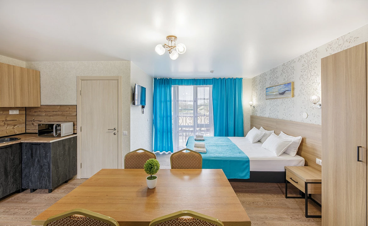 Семейные апартаменты 2-х комнатные. Отель "Alfa Summer". Анапа