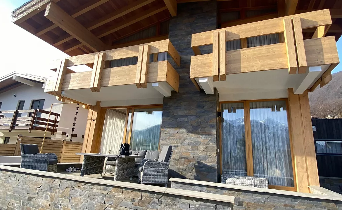 Шале 200 м. Жилье посуточно "СЧАСТЬЕ В ГОРАХ". Красная Поляна