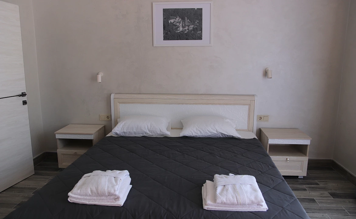 Двухместный номер с одной двуспальной кроватью. Вилла Абхазия. Цандрипш